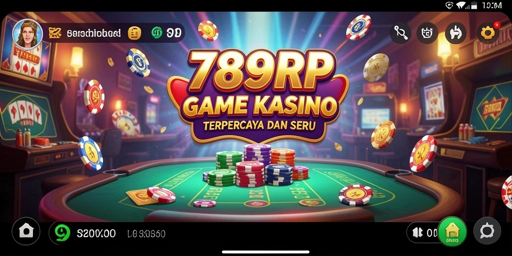 Screenshot gameplay seru dari 789RP, tunjukkan keasyikan bermain Kasino.