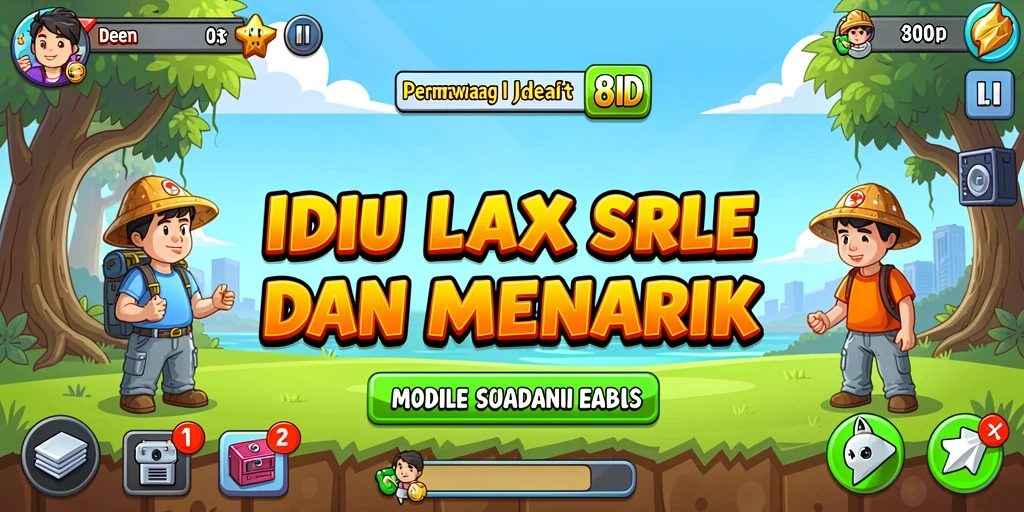 Tampilan gameplay 8ID yang menakjubkan saat bermain Idle.