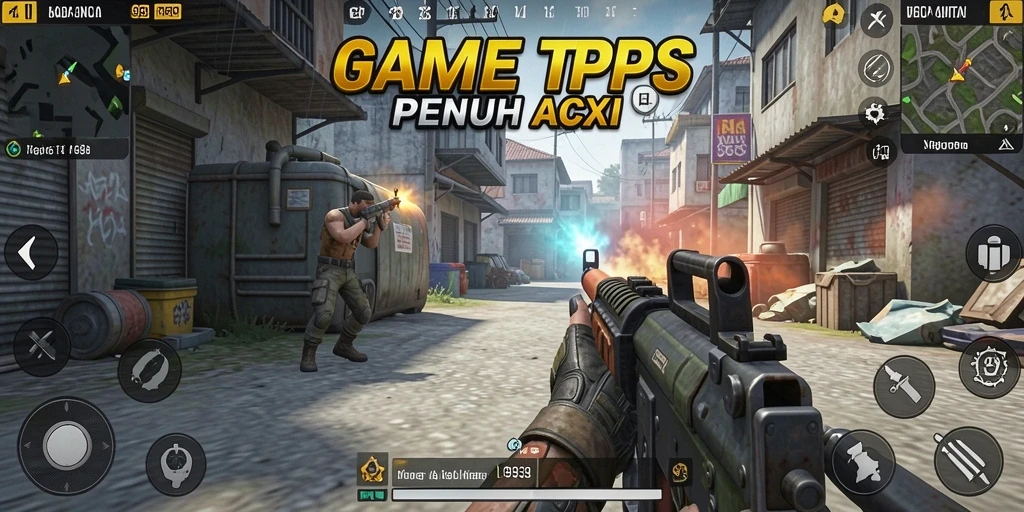 Tampilan gameplay TPS yang mendebarkan dalam 9939.