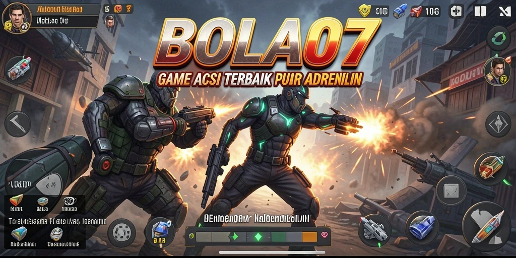 Tampilan gameplay seru dan mendebarkan dalam BOLA07.