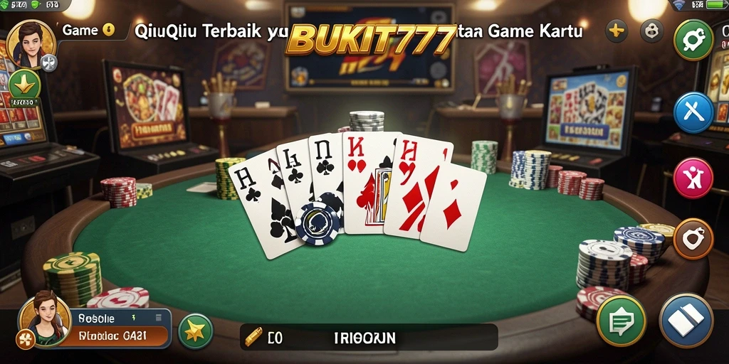 Tampilan gameplay QiuQiu yang mengasyikkan di BUKIT777.