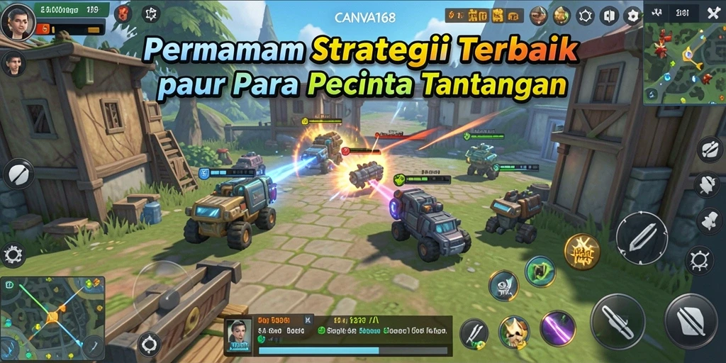 Tampilan gameplay menarik dari CANVA168 dengan strategi yang mendebarkan.