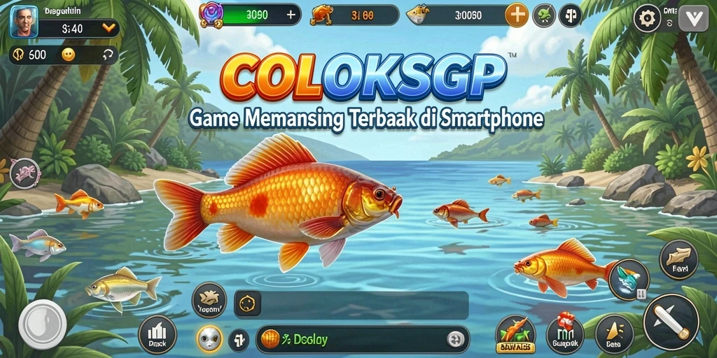 Tampilan gameplay COLOKSGP yang menarik dengan suasana memancing yang realistis.