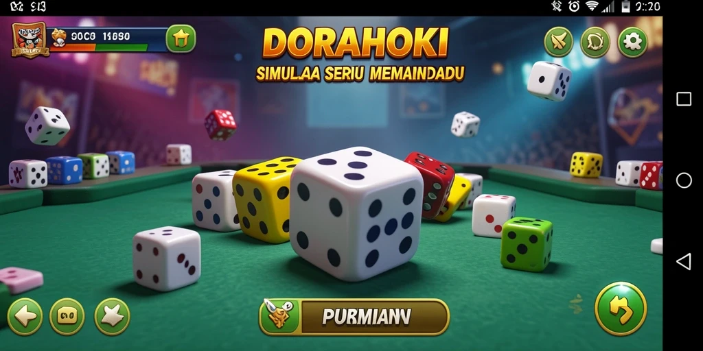 Tampilan gameplay DORAHOKI yang menarik dan interaktif.