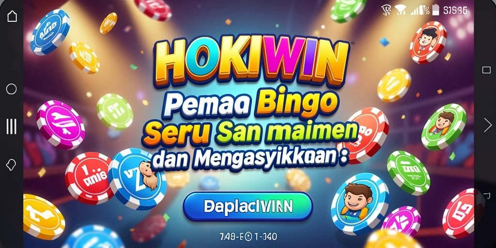 Tampilan gameplay seru HOKIWIN dengan Bingo yang mengasyikkan.