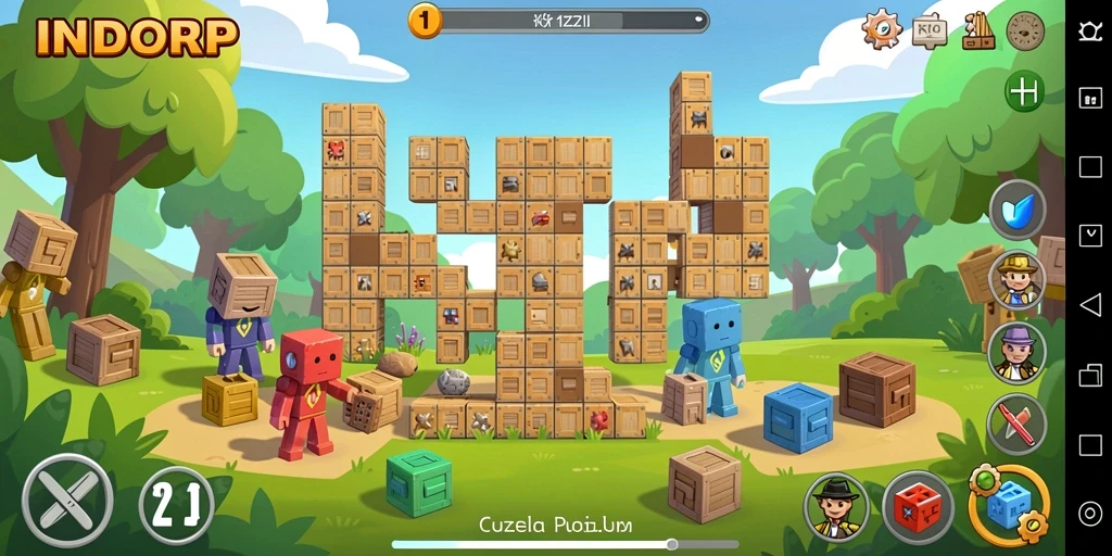 Tampilan gameplay seru dan menantang dari INDORP.