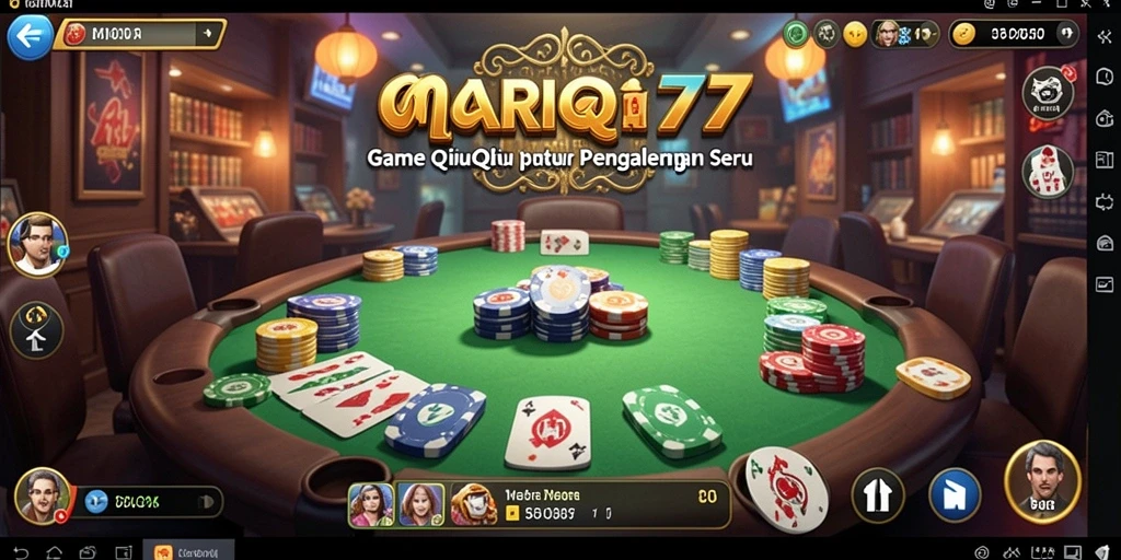 Screenshot MARIMA77 menampilkan gameplay seru QiuQiu.