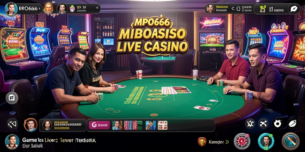 Gameplay Live Casino yang seru dan interaktif di MPO666.