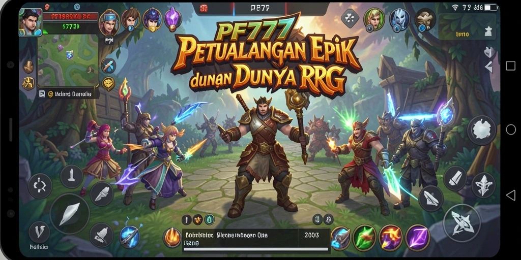 Tampilan gameplay PF777 yang memukau dalam dunia RPG.