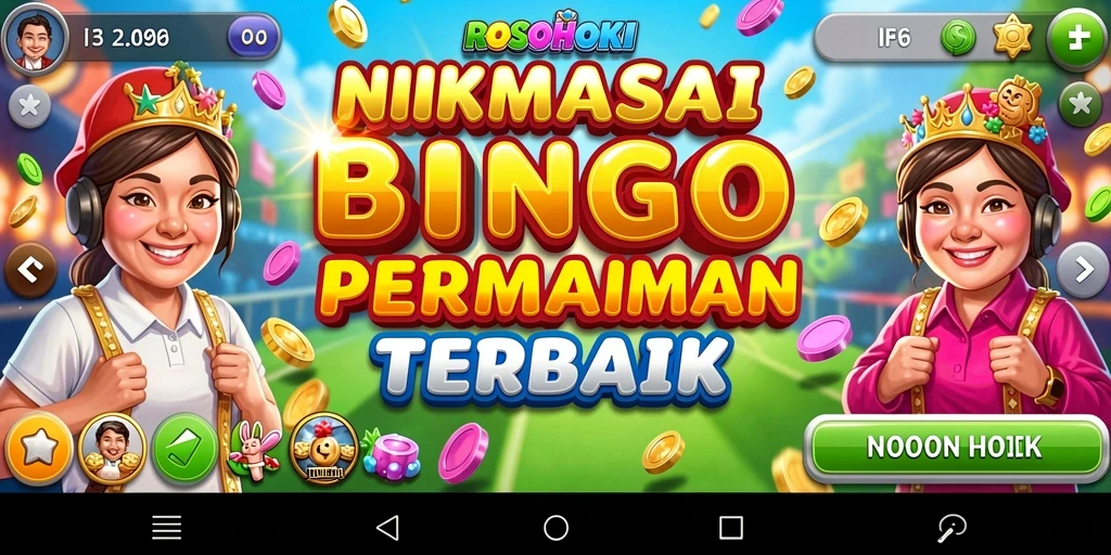 Tampilan menarik dari gameplay Bingo ROSOHOKI.