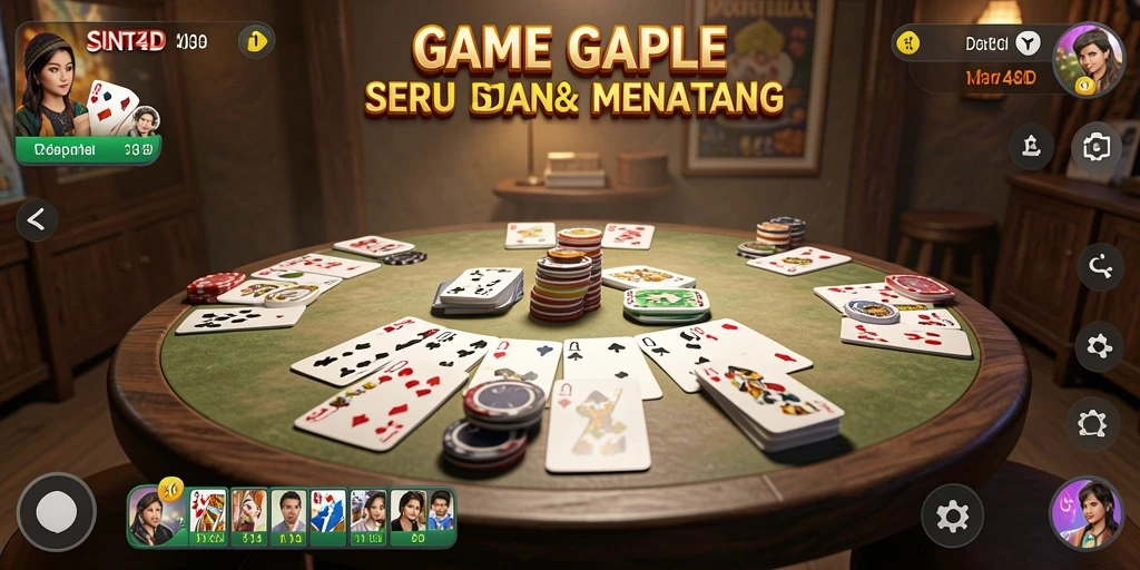 Tampilan gameplay intraktif dan seru dari SINTE4D.