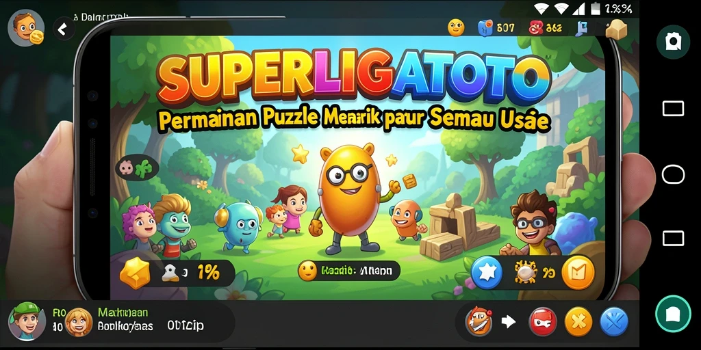 Gameplay seru dan menantang dari SUPERLIGATOTO.