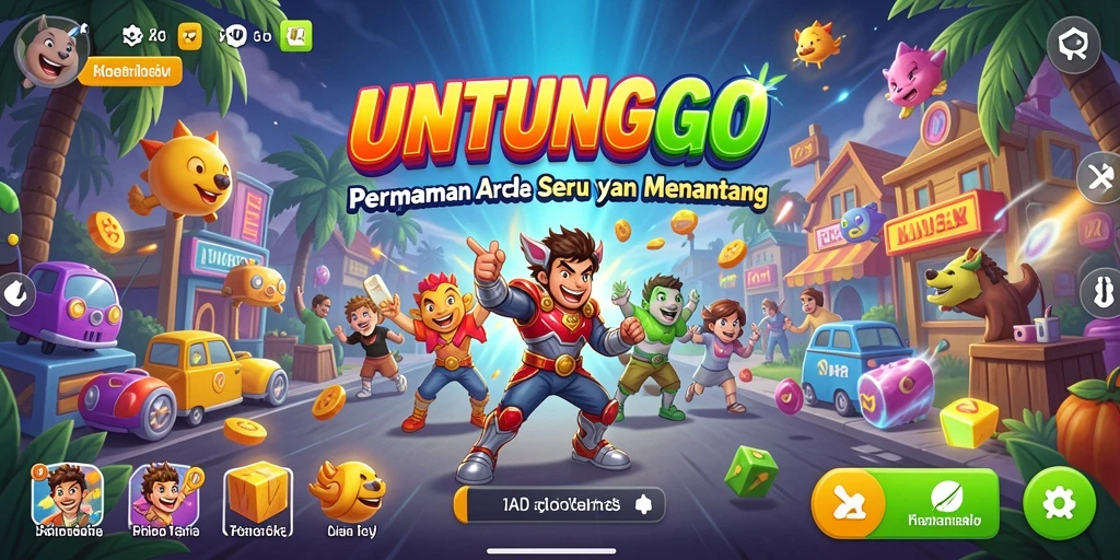 Tampilan gameplay UNTUNGGO yang seru dan mendebarkan saat dimainkan.