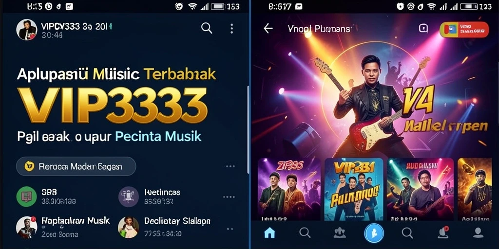 Tampilan gameplay VIP333 yang menampilkan kemudahan akses musik.