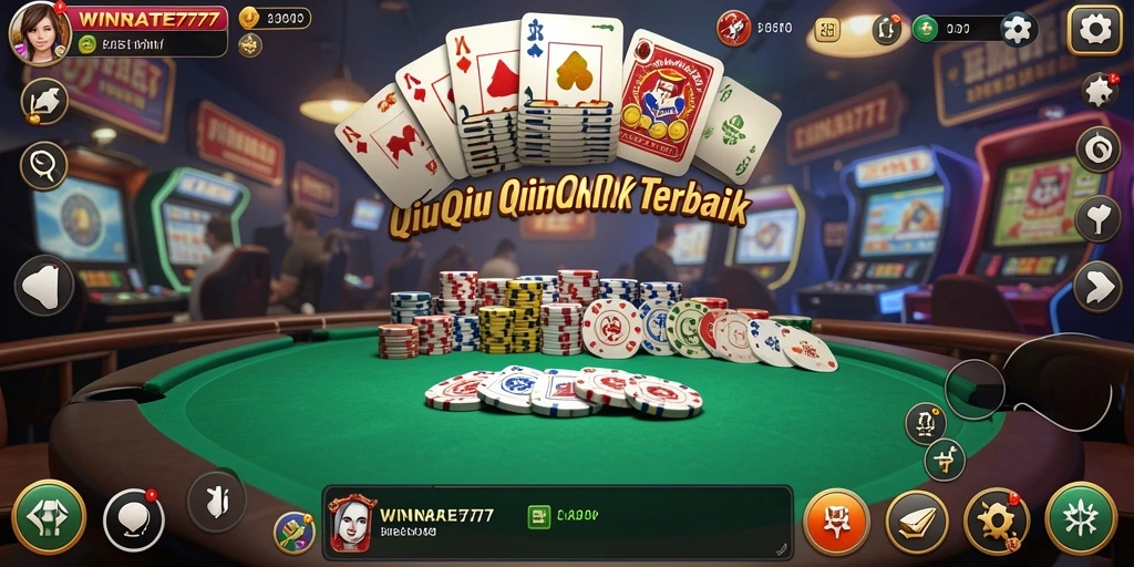 Tampilan gameplay QiuQiu yang seru dan menegangkan.